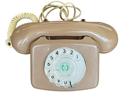 Rare Brown Dial Telephone Props, Prop Hire