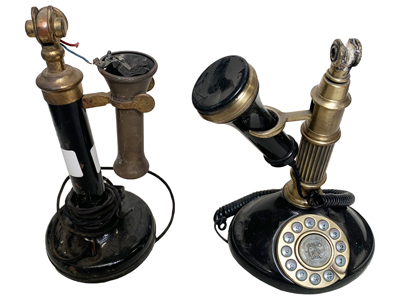 Stick Telephones Props, Prop Hire
