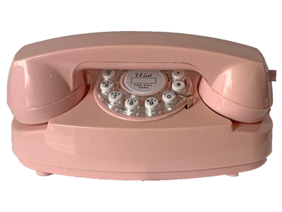 Pink Kitch Telephone Props, Prop Hire