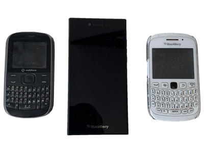 Blackberry and Vodafone Mobile Telephones Props, Prop Hire