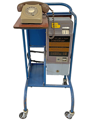 Hospital Prison Municipal Retro Telephone Trolley Props, Prop Hire