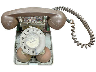 Bomb Decomposed Skeleton Telephone Props, Prop Hire