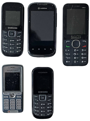 Retro Mobile Telephones Props, Prop Hire