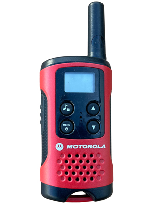 Motorola Red Pocket Clip Intercoms Props, Prop Hire