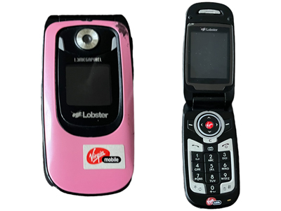 Pink Lobster Mobile Phone Props, Prop Hire