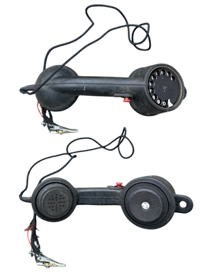 Hand Held Telephone Receiver With Built In Dialling Props, Prop Hire
