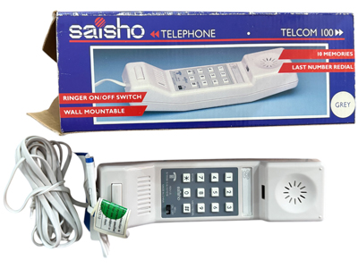 Saisho Telcom 100 Telephone Grey Props, Prop Hire