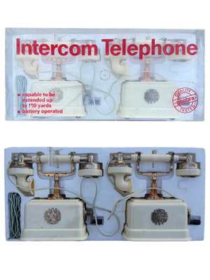 Plastic Intercom Telephone Set Props, Prop Hire