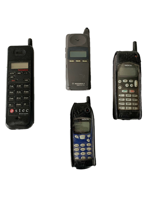 Retro Mobile Telephones Props, Prop Hire