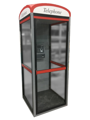 Modern Telephone Box Props, Prop Hire