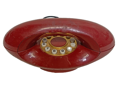 Burgundy Telephone Props, Prop Hire