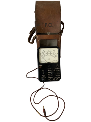 Gpo Telephone Test Meter In Case Props, Prop Hire