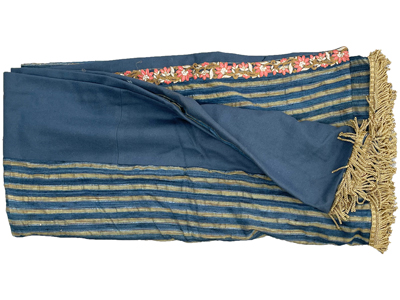 Antique Bedspread Gold Embroidered Props, Prop Hire