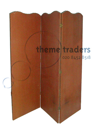 Leatherette Three Part Screen Props, Prop Hire
