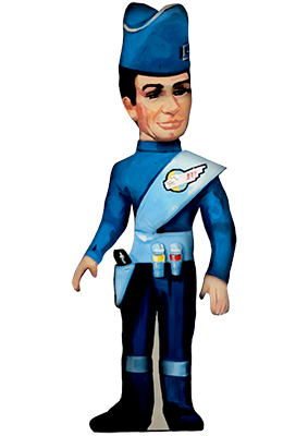 Thunderbirds Silhouette Scott Tracy Props, Prop Hire