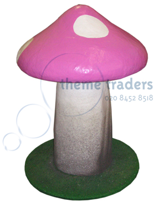 Pink Toadstool Props, Prop Hire
