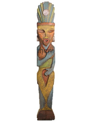 Statue Totem Pole Aztec Props, Prop Hire