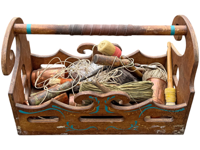 Ancient Artisan and Craftsman Wooden Tool Boxes with Contents Props, Prop Hire