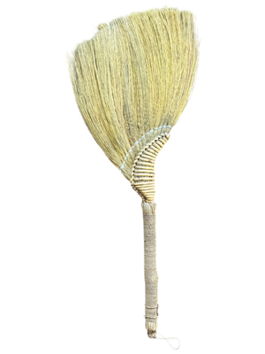 Thai Style Ancient Hand Broom Sweeper Props, Prop Hire