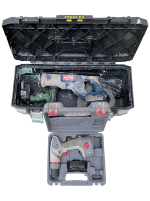 Power Tools Toolbox Props, Prop Hire
