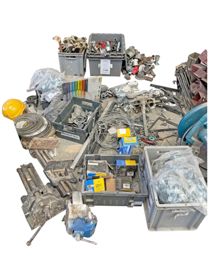 Industrial Workshop Parts and Fittings Props, Prop Hire