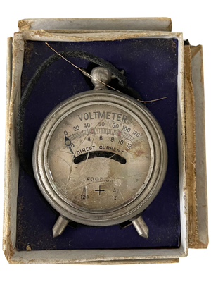 Pocket Vintage Voltmeter Props, Prop Hire