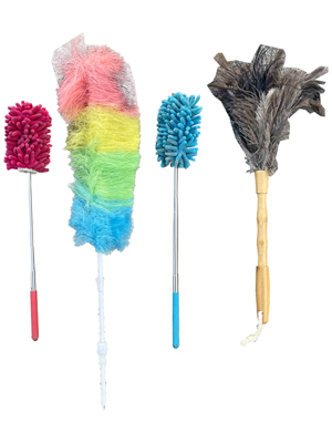 Dusters Janitorial Cleaning Props, Prop Hire
