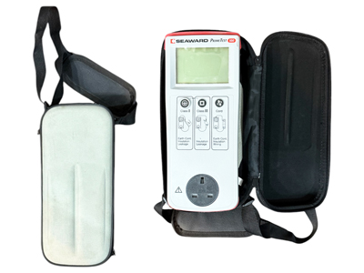 Seaward Pat Electrical Portable Tester in Shoulder Case Props, Prop Hire