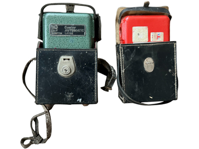 Cowley Vintage Sighting Levels Props, Prop Hire