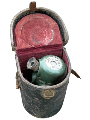 Retro Surveyors Site in Leather Case Props, Prop Hire