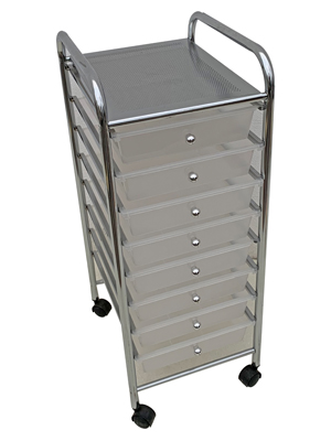 Plastic Storage Trays Trolley Props, Prop Hire