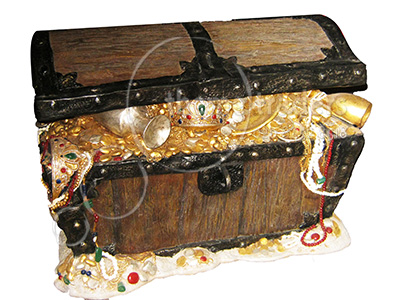 Open Treasure Chest Props, Prop Hire