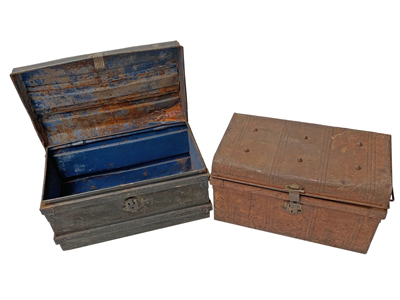 Metal Treasure Trunk Chests Props, Prop Hire