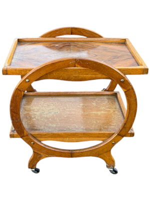 Vintage Wooden Drinks Trolley Props, Prop Hire