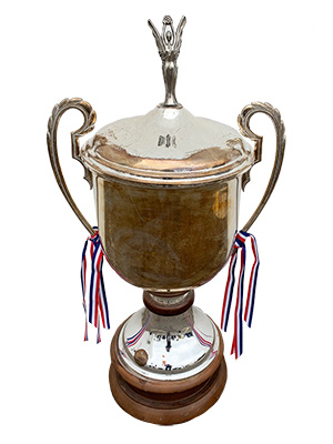 3ft Giant Trophy Lid on(dent at top but visually fine) Props, Prop Hire