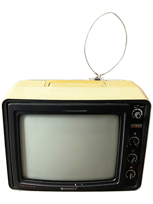 Retro Hitachi Television Props, Prop Hire