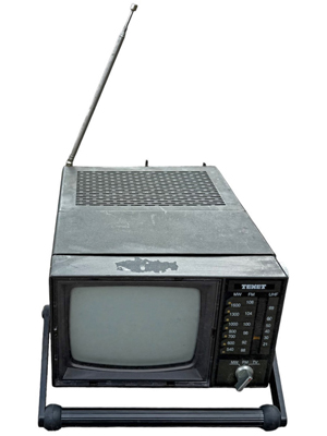 Texet Portable Mini Television Radio Props, Prop Hire