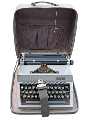 Erika Compact Grey Typewriter Props, Prop Hire