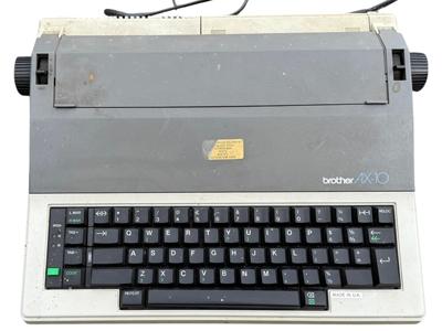 Retro Cream Brother Electric Typewriter Props, Prop Hire