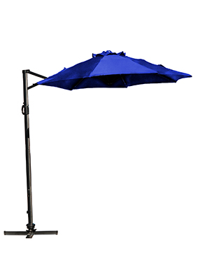 Weathered Navy Blue Umbrella Parasol Props, Prop Hire