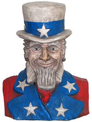 Uncle Sam Bust Props, Prop Hire