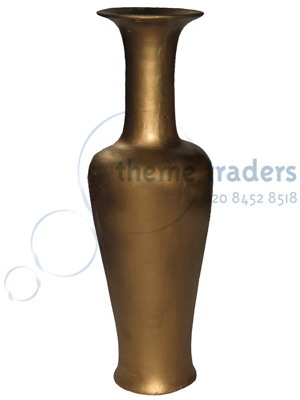Urn Tall Gold Props, Prop Hire