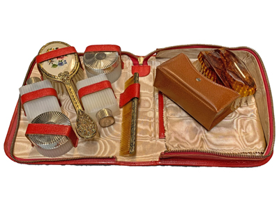 Hair and Travel Vanity Set Props, Prop Hire