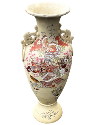 Magnificent Satsuma Japanese 75 Centimetre Vase Props, Prop Hire