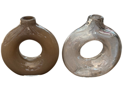 Donut Shape Jars and Vases Props, Prop Hire