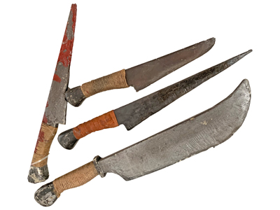 Matchete/Dagger/Cleaver Props, Prop Hire