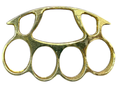 Knuckledusters (Gold and Silver) Props, Prop Hire