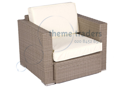 Rattan lounge chair Props, Prop Hire