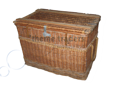 Large theatrical wicker skip Props, Prop Hire