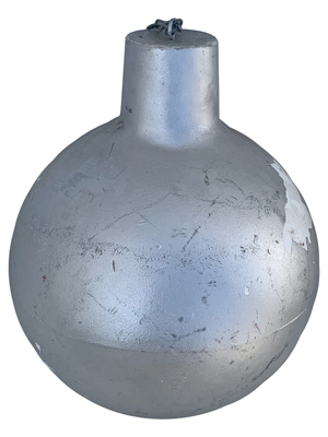 Medium Silver Wrecking Ball Props, Prop Hire